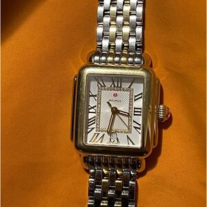 MICHELE
Deco Madison Mid Two-Tone Diamond-Dial Watch